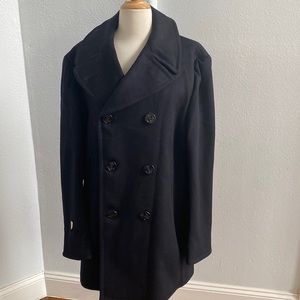 Kersey Men's Wool‎ Pea Coat Size 38 L